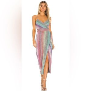 Saylor Meghan Dress in Multi (NWT)